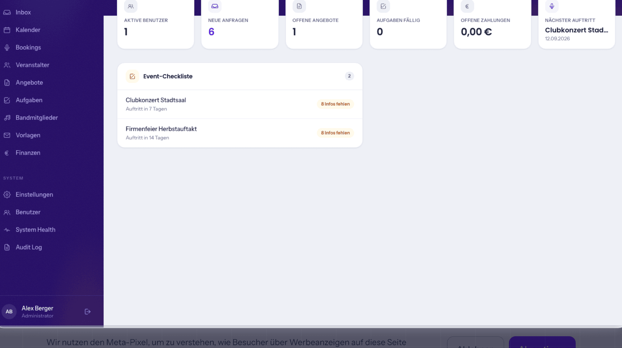 GigOffice — Screenshot